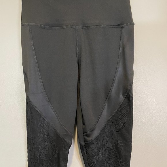 Nova Sport Womens Lace Embellished Leggings sz M NWOT - Picture 5 of 7